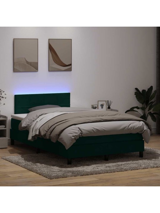 KONTINENTAALVOODI MADRATSIGA, TUMEROHELINE, 120X210 CM, SAMET