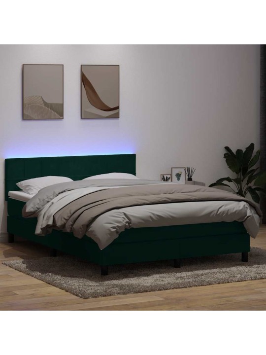KONTINENTAALVOODI MADRATSIGA, TUMEROHELINE, 140X210 CM, SAMET