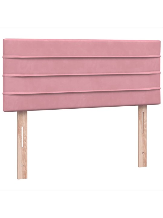 BOX VEDRUVOODI MADRATSIGA ROOSA 120X220 CM SAMET