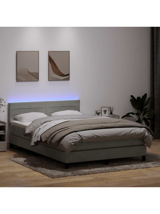 BOX VEDRUVOODI MADRATSIGA HELEHALL 140X220 CM SAMET