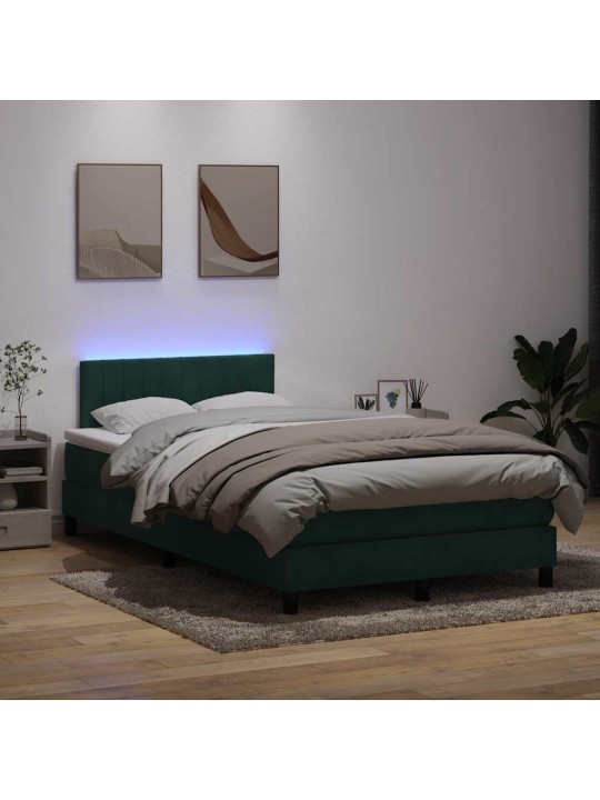 KONTINENTAALVOODI MADRATSIGA, TUMEROHELINE, 120X210 CM, SAMET