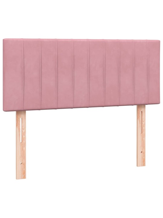 BOX VEDRUVOODI MADRATSIGA ROOSA 120X220 CM SAMET