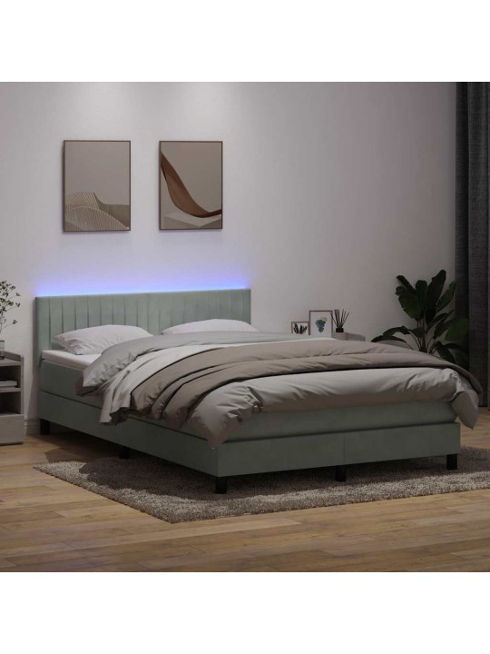 BOX VEDRUVOODI MADRATSIGA HELEHALL 140X220 CM SAMET