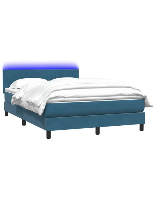 BOX VEDRUVOODI MADRATSIGA TUMESININE 140X220 CM SAMET