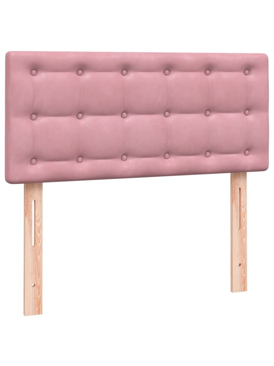 BOX VEDRUVOODI MADRATSIGA ROOSA 100X220 CM SAMET