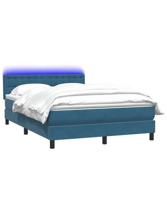 BOX VEDRUVOODI MADRATSIGA TUMESININE 140X220 CM SAMET