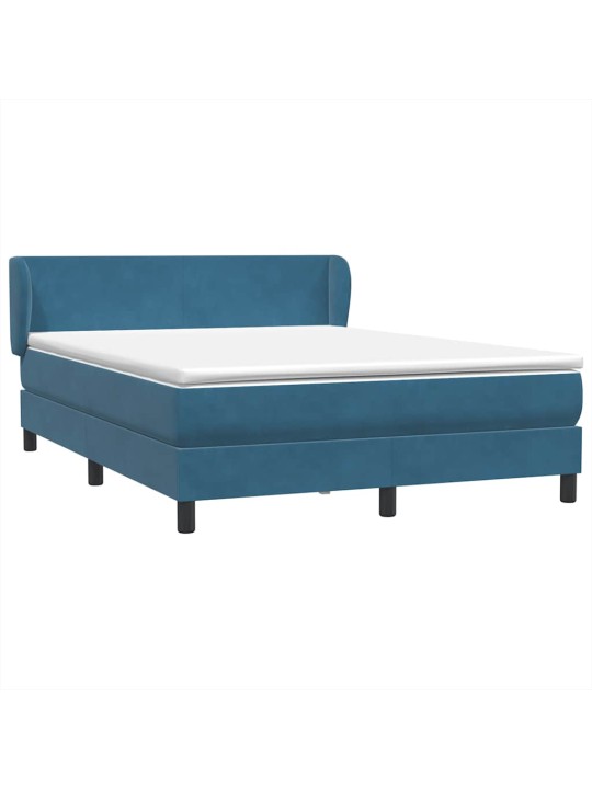 BOX VEDRUVOODI MADRATSIGA TUMESININE 140X220 CM SAMET