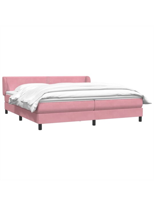 BOX VEDRUVOODI MADRATSITEGA ROOSA 200X210 CM SAMET