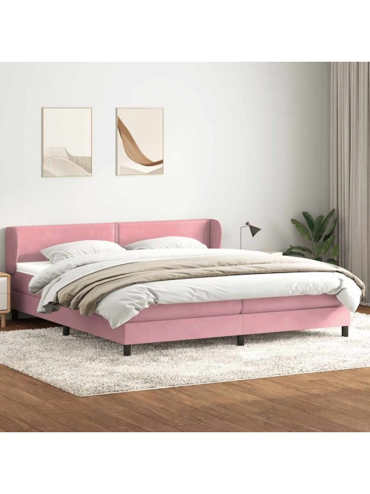 BOX VEDRUVOODI MADRATSITEGA ROOSA 200X210 CM SAMET