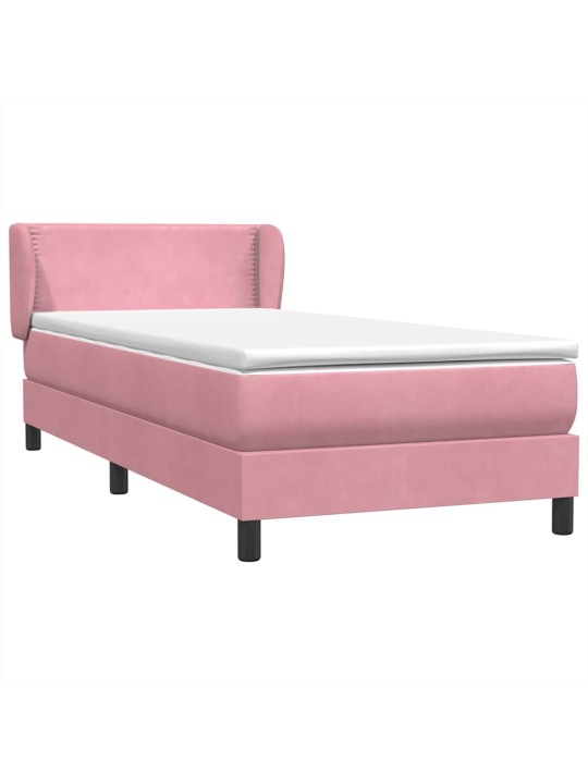 BOX VEDRUVOODI MADRATSIGA ROOSA 100X220 CM SAMET