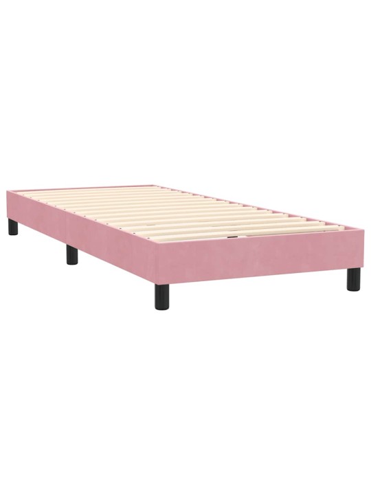BOX VEDRUVOODI MADRATSIGA ROOSA 100X220 CM SAMET