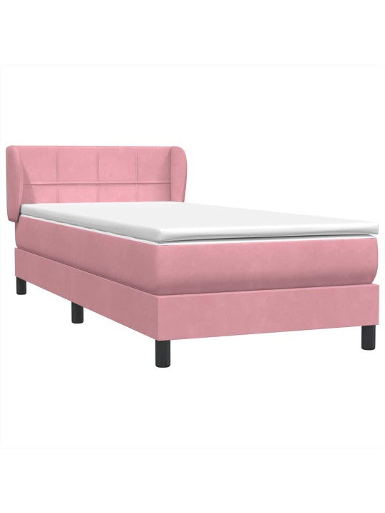 BOX VEDRUVOODI MADRATSIGA ROOSA 100X220 CM SAMET