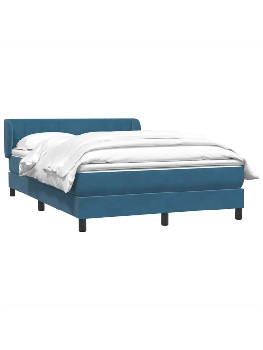 BOX VEDRUVOODI MADRATSIGA TUMESININE 140X220 CM SAMET