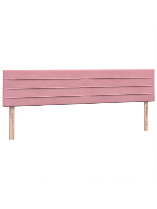 KONTINENTAALVOODI MADRATSITEGA, ROOSA, 180X220 CM, SAMET