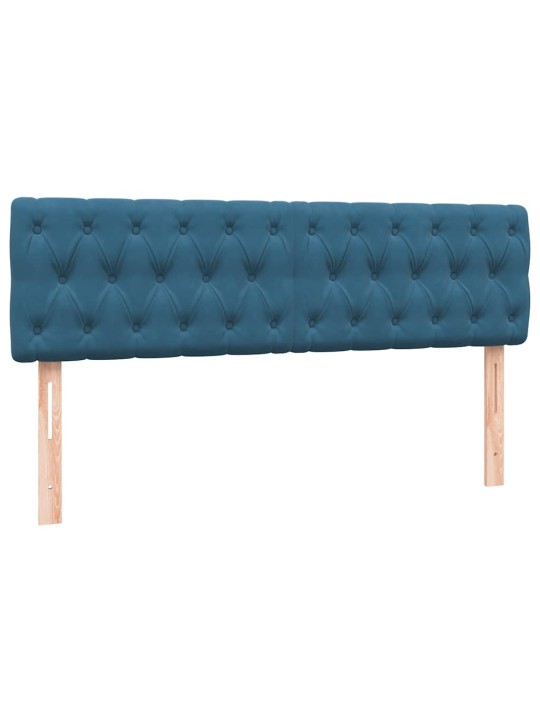 BOX VEDRUVOODI MADRATSIGA TUMESININE 140X220 CM SAMET