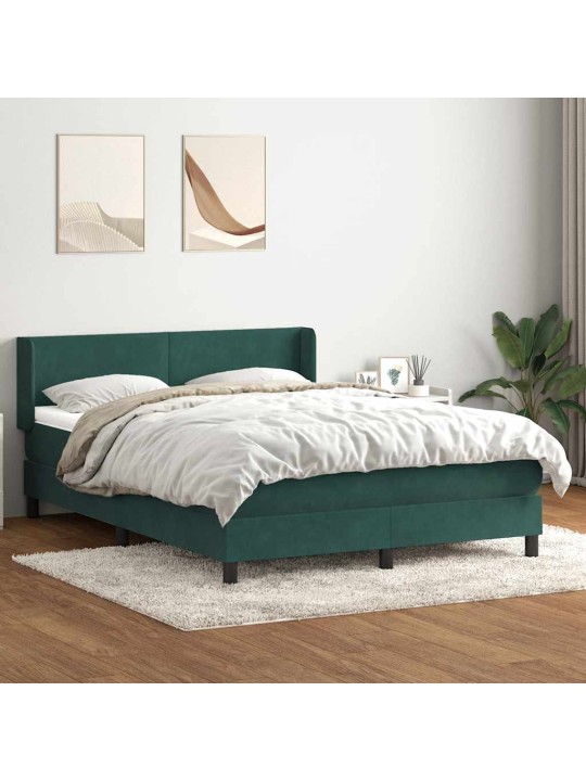 KONTINENTAALVOODI MADRATSIGA, TUMEROHELINE, 140X210 CM, SAMET