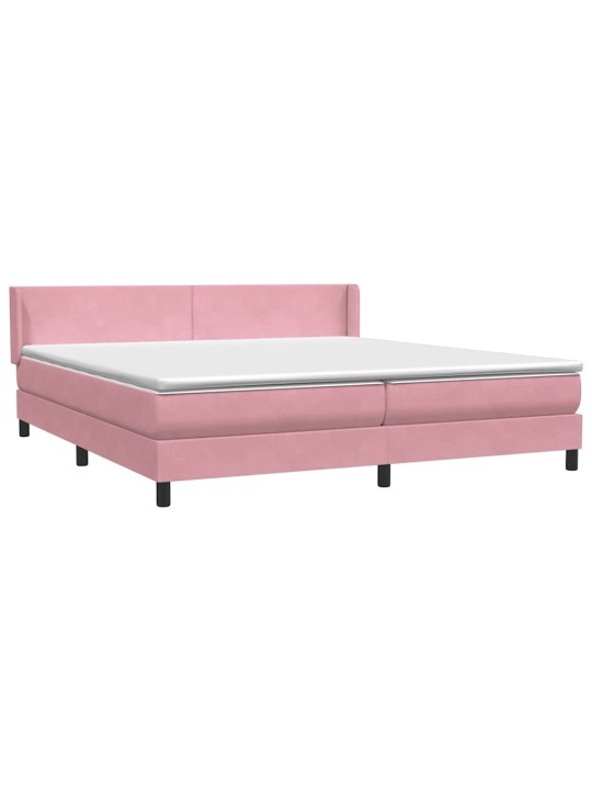 BOX VEDRUVOODI MADRATSIGA ROOSA 200X210 CM SAMET