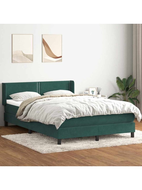 KONTINENTAALVOODI MADRATSIGA, TUMEROHELINE, 140X210 CM, SAMET
