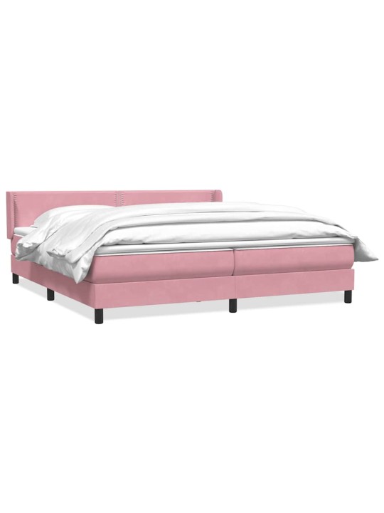 BOX VEDRUVOODI MADRATSIGA ROOSA 200X210 CM SAMET