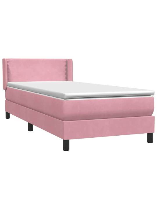 BOX VEDRUVOODI MADRATSIGA ROOSA 100X220 CM SAMET