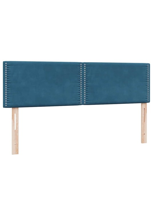 BOX VEDRUVOODI MADRATSIGA TUMESININE 140X220 CM SAMET