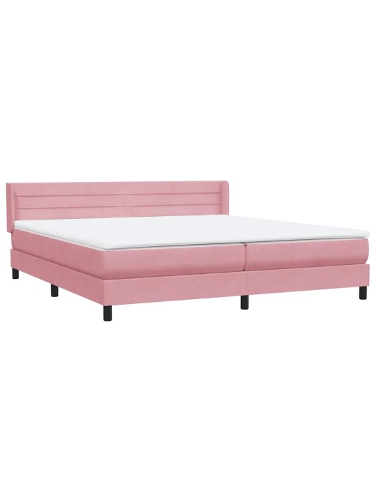 BOX VEDRUVOODI MADRATSIGA ROOSA 200X210 CM SAMET