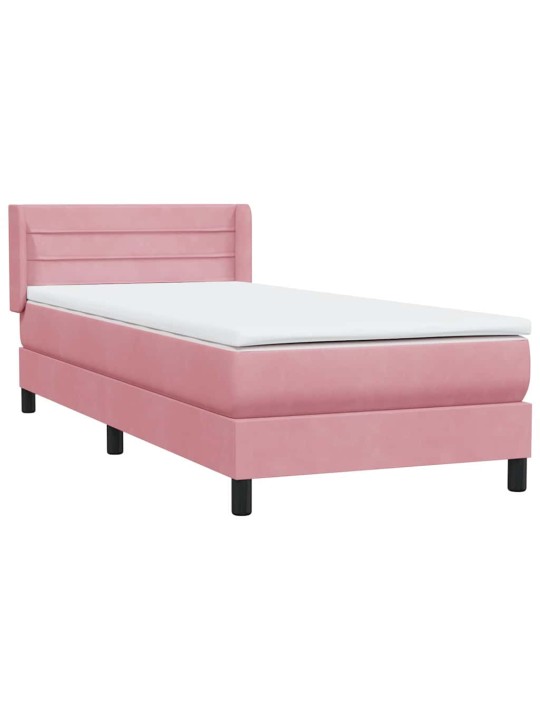 BOX VEDRUVOODI MADRATSIGA ROOSA 100X220 CM SAMET