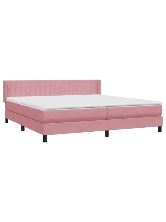 BOX VEDRUVOODI MADRATSIGA ROOSA 200X210 CM SAMET