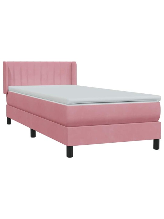BOX VEDRUVOODI MADRATSIGA ROOSA 100X220 CM SAMET