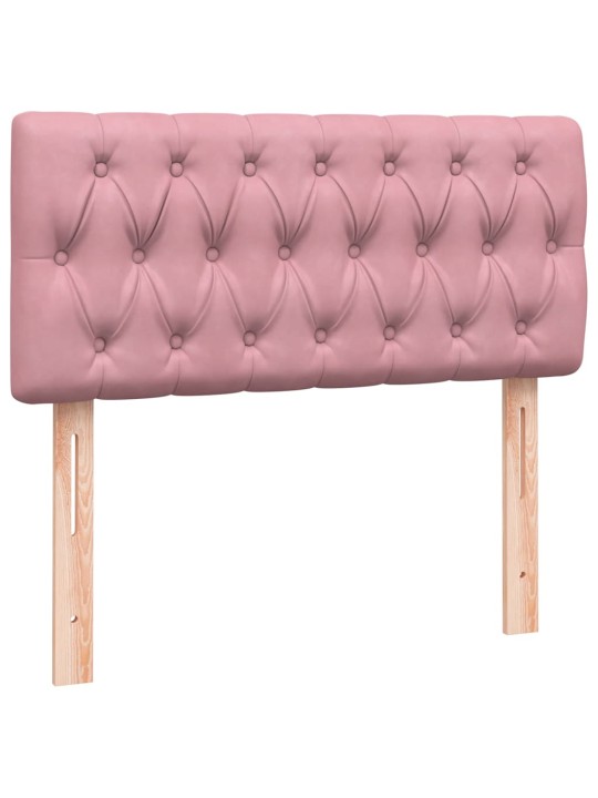 BOX VEDRUVOODI MADRATSIGA ROOSA 100X220 CM SAMET