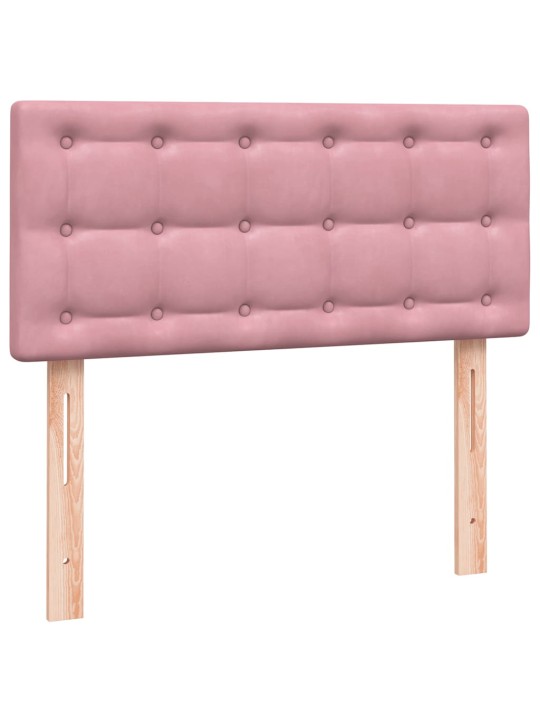 BOX VEDRUVOODI MADRATSIGA ROOSA 100X220 CM SAMET