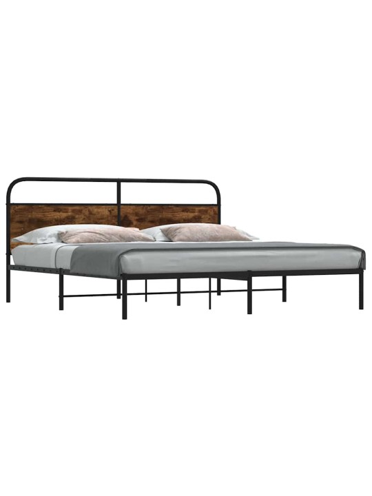 METALLIST VOODIRAAM ILMA MADRATSITA SUITSUTATUD TAMM 193X203 CM