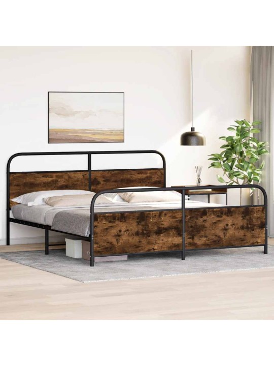 METALLIST VOODIRAAM ILMA MADRATSITA SUITSUTATUD TAMM 193X203 CM