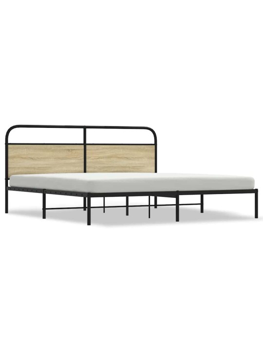 METALLIST VOODIRAAM ILMA MADRATSITA SONOMA TAMM 193X203 CM