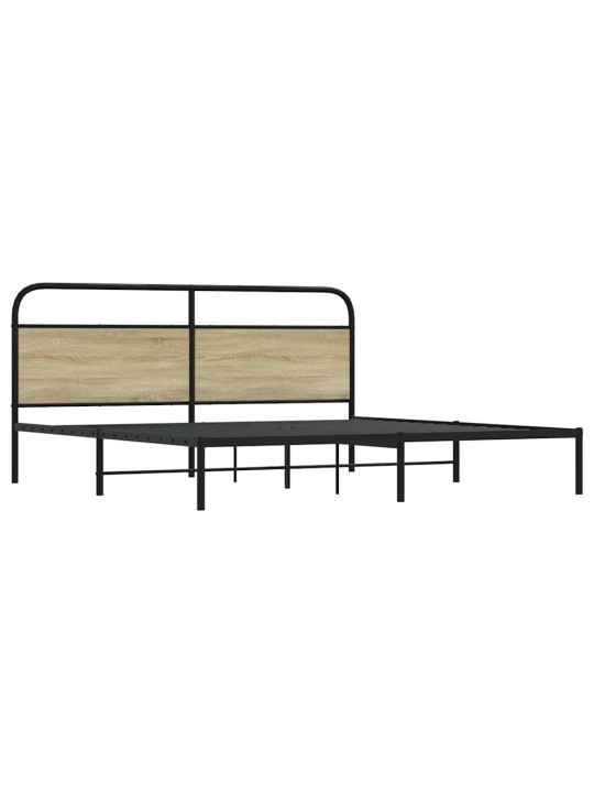 METALLIST VOODIRAAM ILMA MADRATSITA SONOMA TAMM 193X203 CM