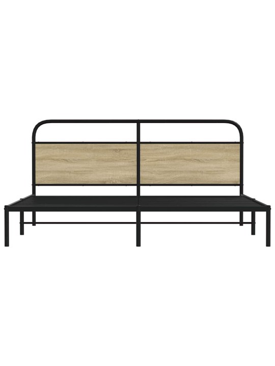 METALLIST VOODIRAAM ILMA MADRATSITA SONOMA TAMM 193X203 CM