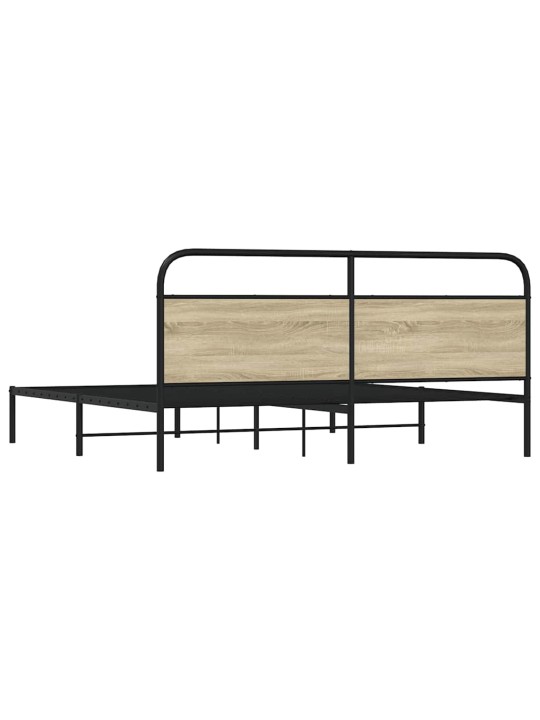 METALLIST VOODIRAAM ILMA MADRATSITA SONOMA TAMM 193X203 CM