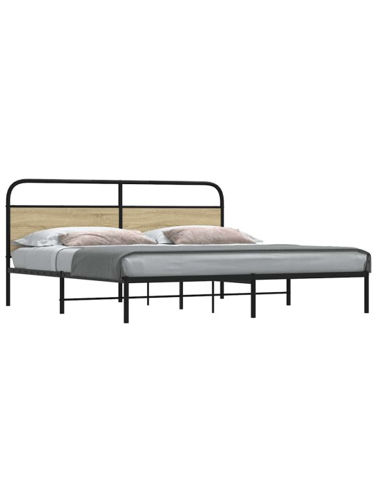 METALLIST VOODIRAAM ILMA MADRATSITA SONOMA TAMM 193X203 CM