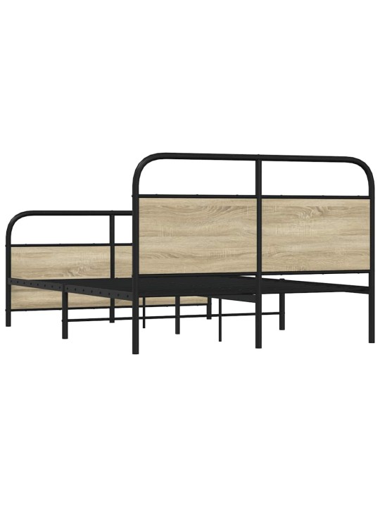 METALLIST VOODIRAAM ILMA MADRATSITA SONOMA TAMM 137X190 CM