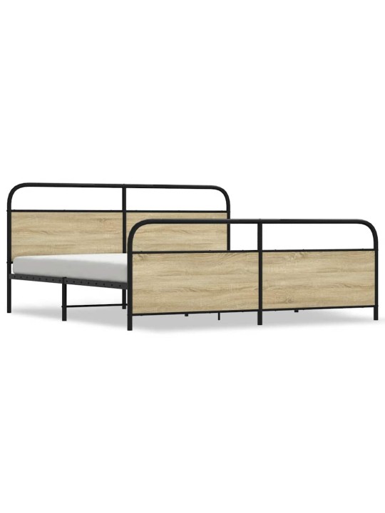 METALLIST VOODIRAAM ILMA MADRATSITA SONOMA TAMM 183X213 CM