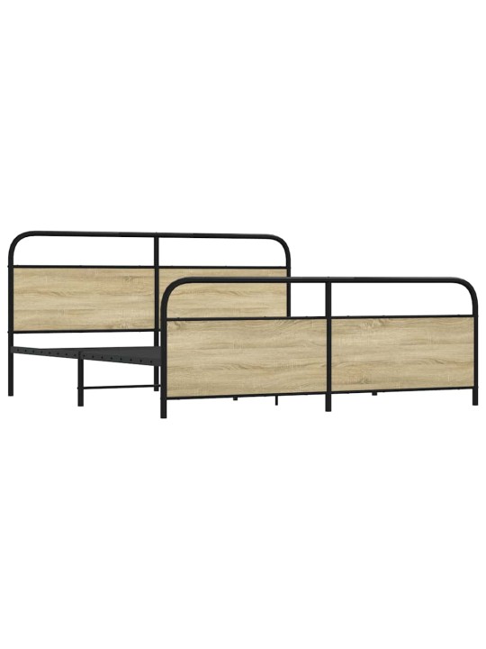 METALLIST VOODIRAAM ILMA MADRATSITA SONOMA TAMM 183X213 CM