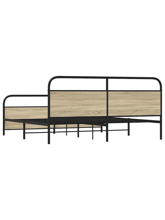 METALLIST VOODIRAAM ILMA MADRATSITA SONOMA TAMM 193X203 CM