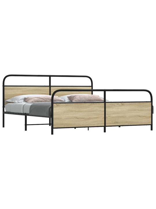 METALLIST VOODIRAAM ILMA MADRATSITA SONOMA TAMM 193X203 CM