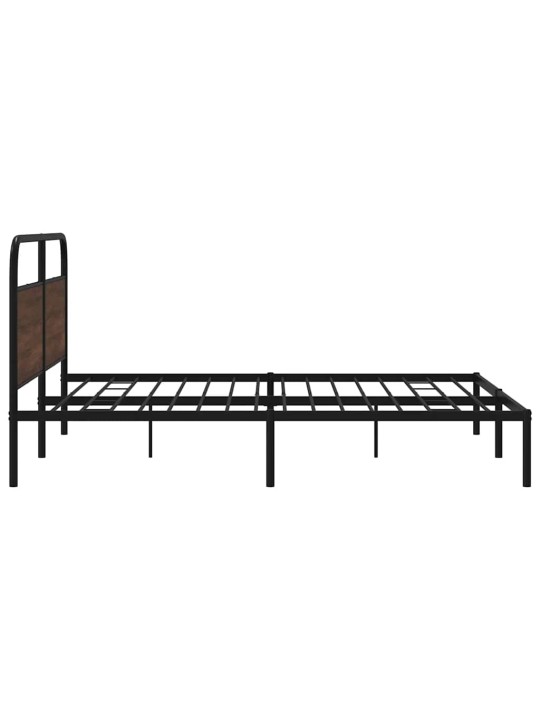 METALLIST VOODIRAAM ILMA MADRATSITA PRUUN TAMM 183X213 CM