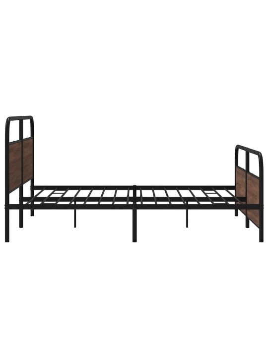 METALLIST VOODIRAAM ILMA MADRATSITA PRUUN TAMM 183X213 CM