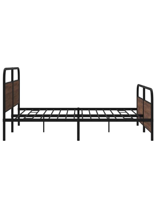 METALLIST VOODIRAAM ILMA MADRATSITA PRUUN TAMM 193X203 CM
