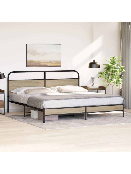 METALLIST VOODIRAAM ILMA MADRATSITA SUITSUTATUD TAMM 183X213 CM