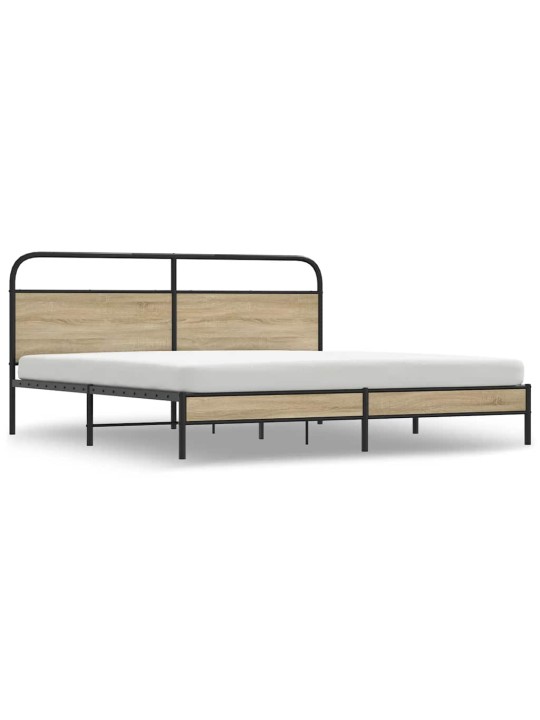 METALLIST VOODIRAAM ILMA MADRATSITA SUITSUTATUD TAMM 193X203 CM