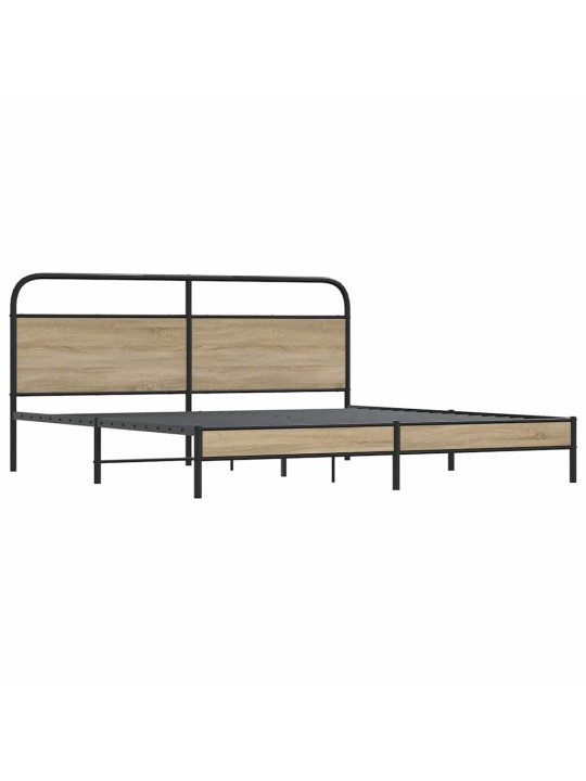 METALLIST VOODIRAAM ILMA MADRATSITA SUITSUTATUD TAMM 193X203 CM