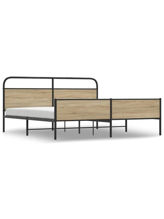 METALLIST VOODIRAAM ILMA MADRATSITA SUITSUTATUD TAMM 183X213 CM